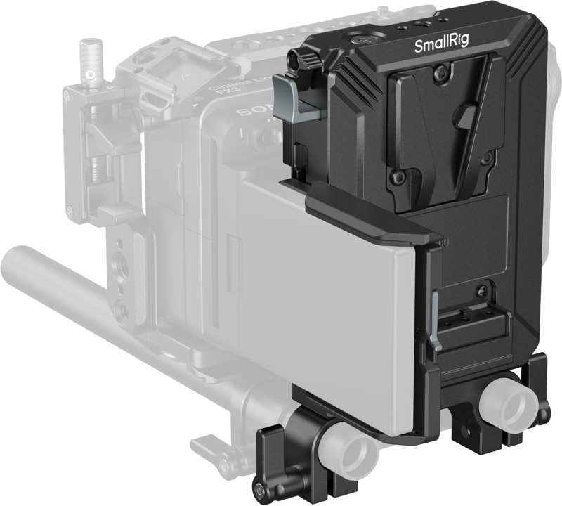 SMALLRIG 5226 V-Mount Battery Mount Plate Kit for 15mm LWS Rods