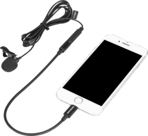 SARAMONIC LavMicro U1A Lavalier mic for w/ lightning connector (2M)