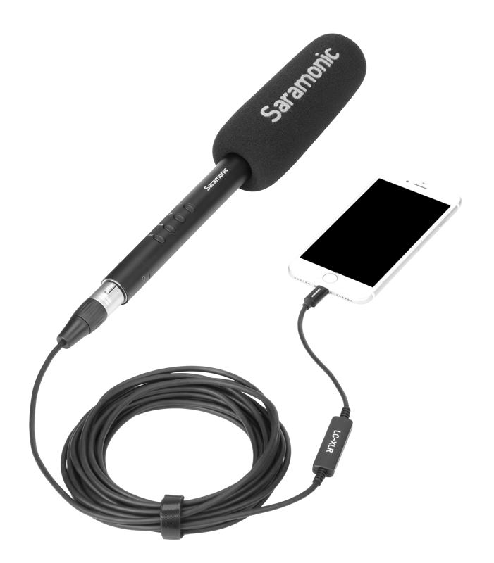 SARAMONIC LC-XLR Female Connector to Apple