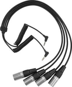 SARAMONIC Cable SR-C2020 Dual 3.5mm TRS Male to Four XLR Male Cable (SR-C2020)
