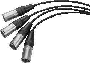 SARAMONIC Cable SR-C2020 Dual 3.5mm TRS Male to Four XLR Male Cable (SR-C2020)