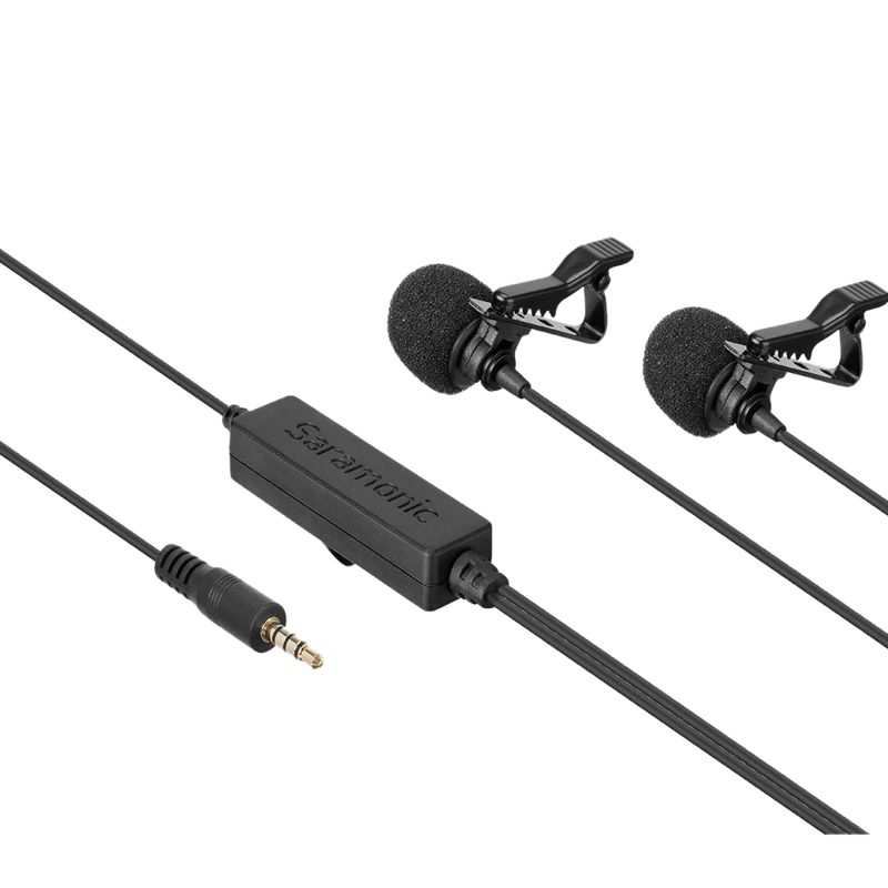 SARAMONIC LavMic 2m Dual Wired Lavalier Microphone