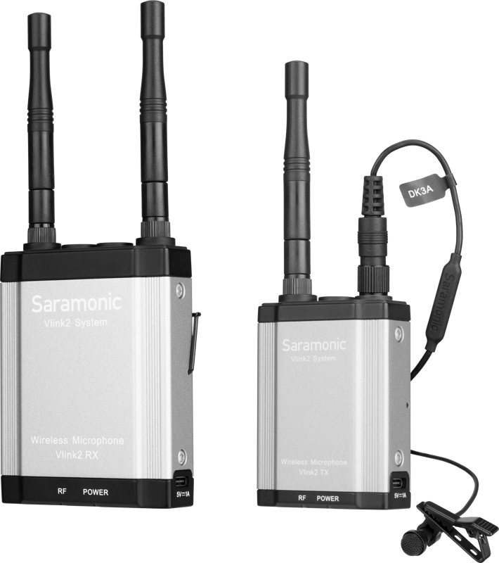 The Saramonic Vlink2 is a versatile and easy-to-use 2.4 GHz wireless microphone system for news broadcast