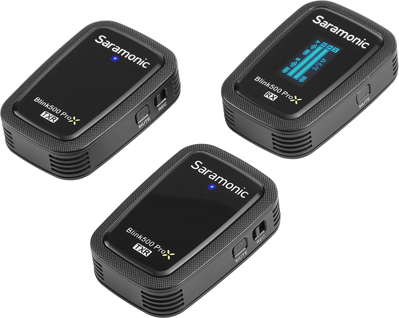 SARAMONIC Blink 500 ProX B2R 2.4GHz Dual-Channel Wireless Microphone System with Charging Case