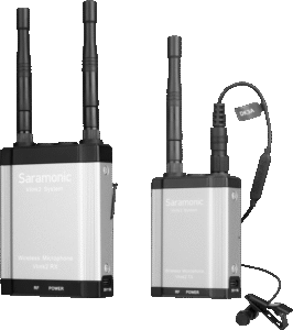 SARAMONIC Vlink2 Kit1, 2.4GHz Two Way-Communication Wireless Microphone System (TX+RX)