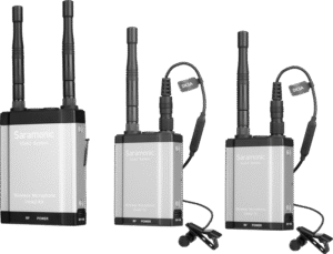 SARAMONIC Vlink2 Kit2, 2.4GHz Two Way-Communication Wireless Microphone System (2xTX+RX)