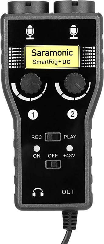 2-Channel Mic &amp Instrument Audio Adapter for USB Type-C devices