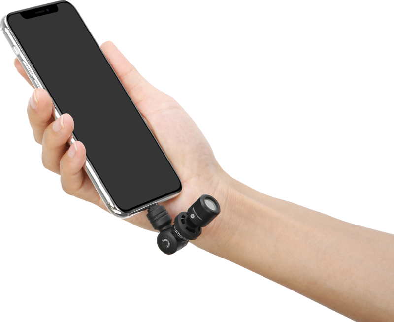 The Saramonic SmartMic Di Mini is an ultra-compact omnidirectional condenser microphone that plugs directly into the Lightning port of your iPhone