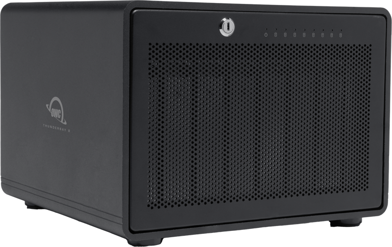 OWC ThunderBay 8 RAID Ready 8-Bay Ext Storage w/2x TB3 Ports (w/Softraid OWC/RAID 0/1/4/5/1+0) 0TB