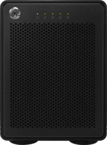 enter the ThunderBay 4. This “just right” Goldilocks of storage solutions offers the space