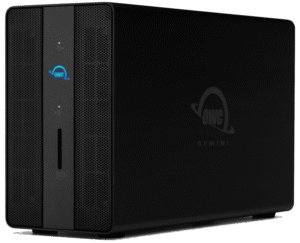 OWC Gemini Thunderbolt 3 Dock & Dual-Drive RAID External Storage w/3.5” SATA HDD (2TB x 2) 4TB