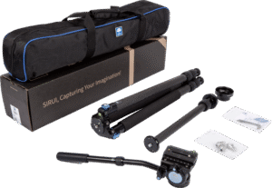 DSLR- and mirrorless cameras. The tripod also works great for and birdwatchers using spottingscopes with high requirements for stability