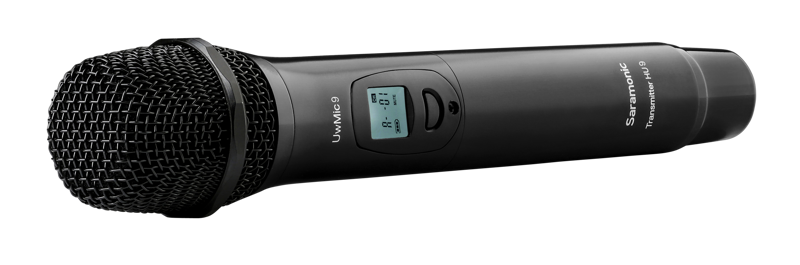handheld microphone. Part of the Saramonic UwMic9 System.