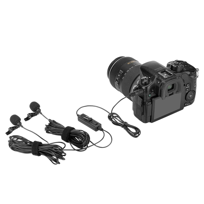 SARAMONIC LavMic 2m Dual Wired Lavalier Microphone