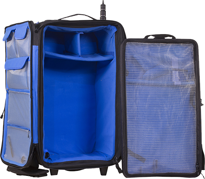 ORCA OR-48 Audio Accessory Bag - Built In Trolley