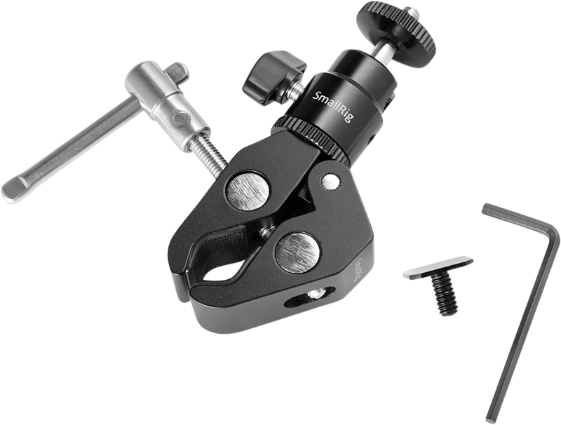 SMALLRIG 1124 Ball Head Mount and CoolClamp
