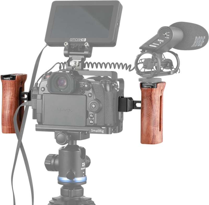 SMALLRIG 2187 Side Handle Wooden Nato