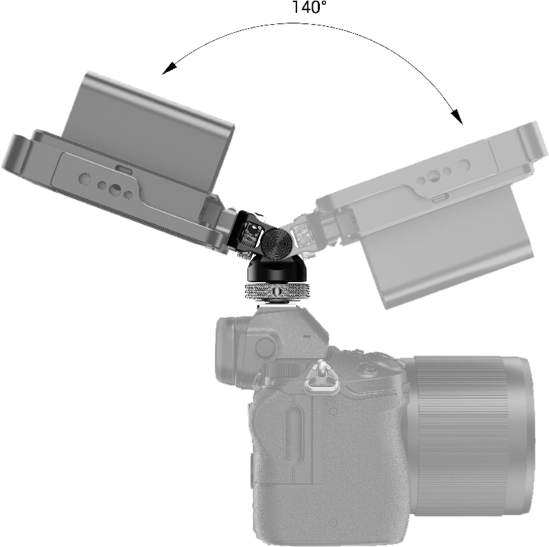 SMALLRIG 2346 Swivel & Tilt Mount w/ Cold Shoe