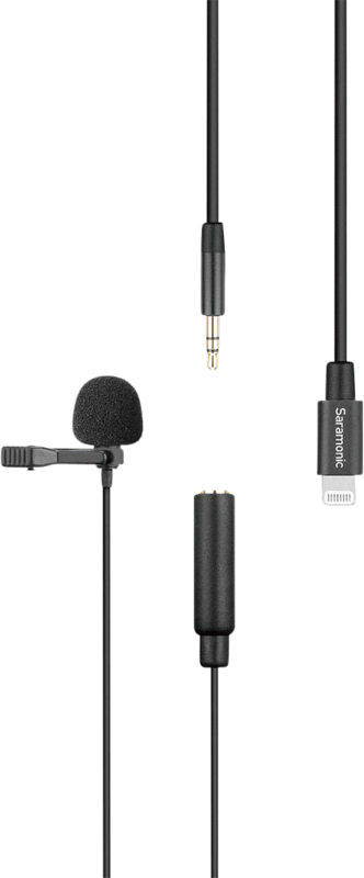 SARAMONIC LavMicro U1A Lavalier mic for w/ lightning connector (2M)
