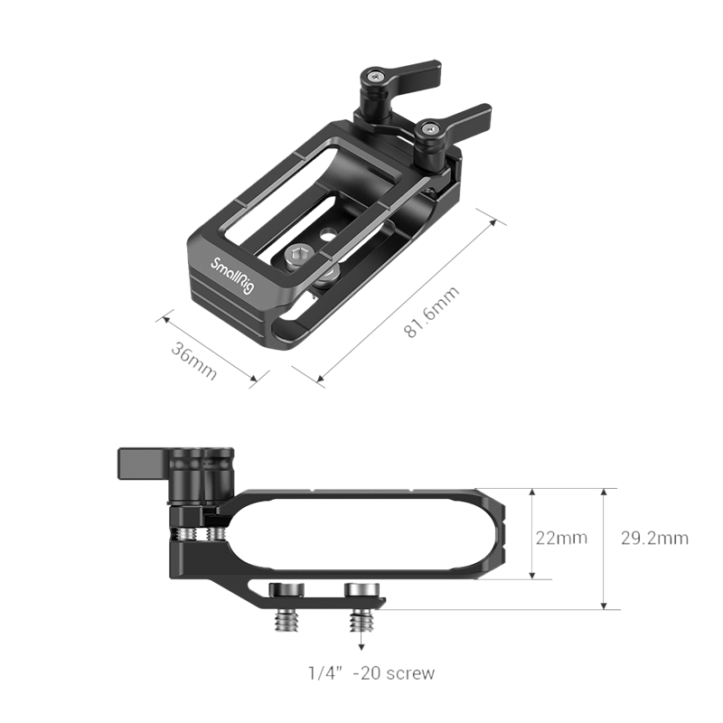 SMALLRIG 2814 Mount for LaCie Rugged SSD