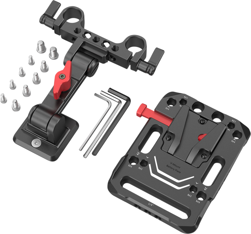 SMALLRIG 2991 Battery Plate V-Mount w Adj Arm