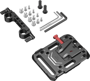 SMALLRIG 3016 Battery Plate V-Mount w Rod Clamp