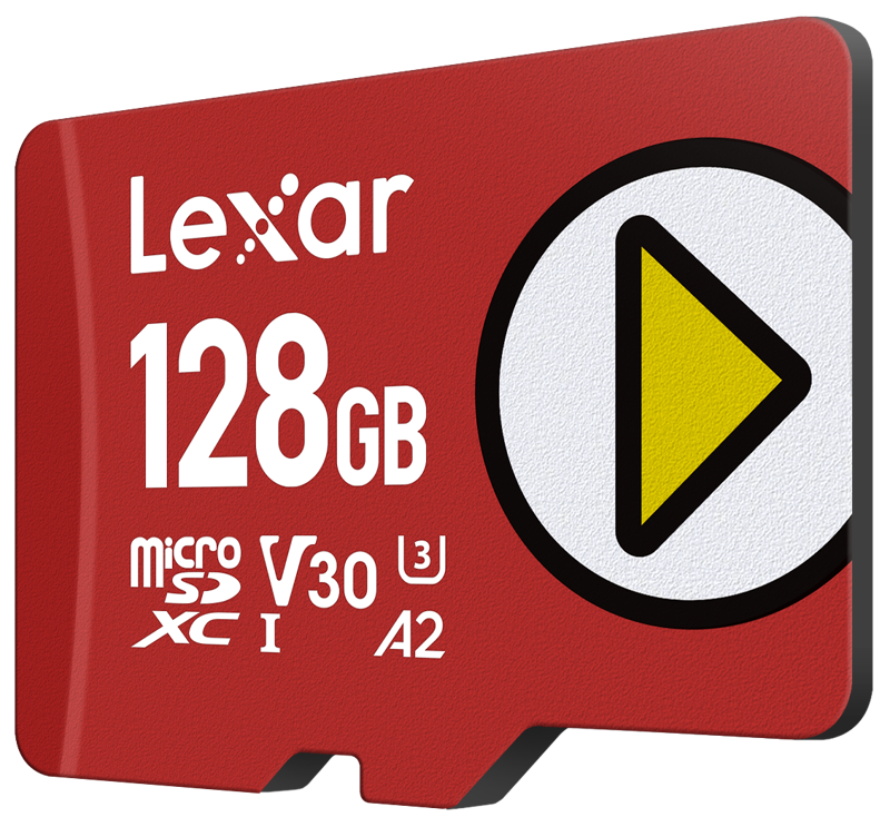 LEXAR microSDXC PLAY UHS-I/A2/U3 R205/W140 (V30) 128GB