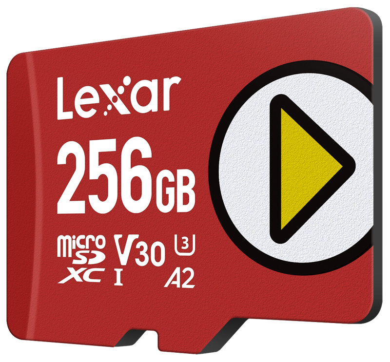 LEXAR microSDXC PLAY UHS-I/A2/U3 R205/W140 (V30) 256GB