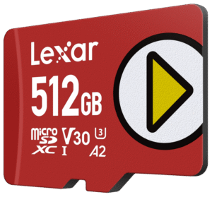 LEXAR microSDXC PLAY UHS-I/A2/U3 R205/W140 (V30) 512GB