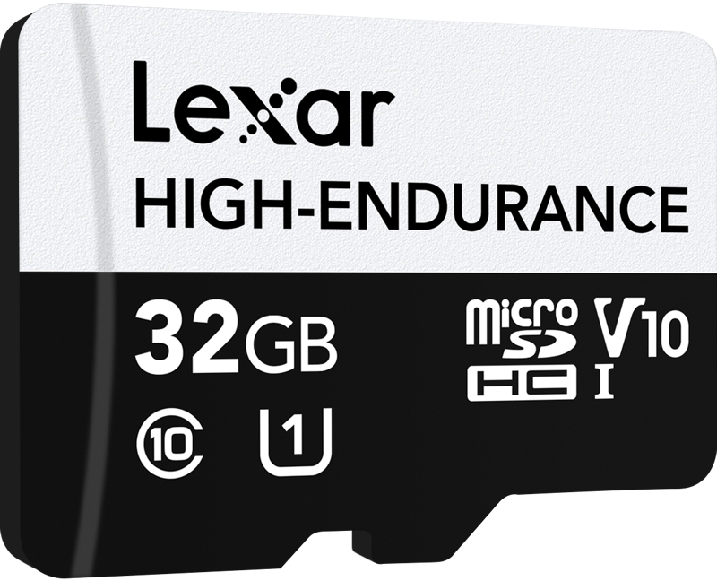 LEXAR microSDHC High-Endurance UHS-I/U1/10 R100/W30 (V10) 32GB