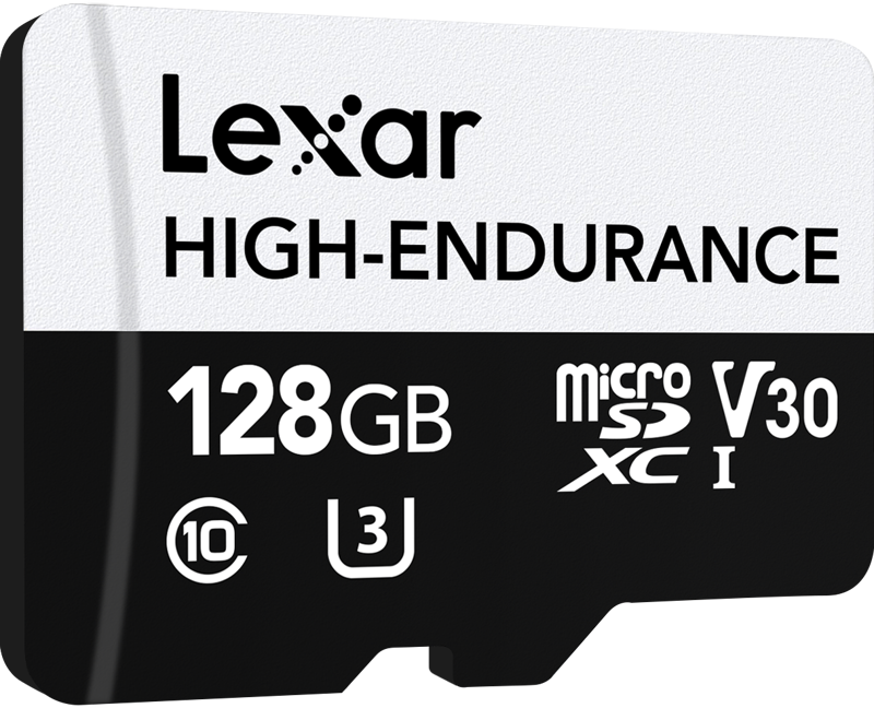 LEXAR microSDXC High-Endurance UHS-I/U3/10 R100/W45 (V30) 128GB