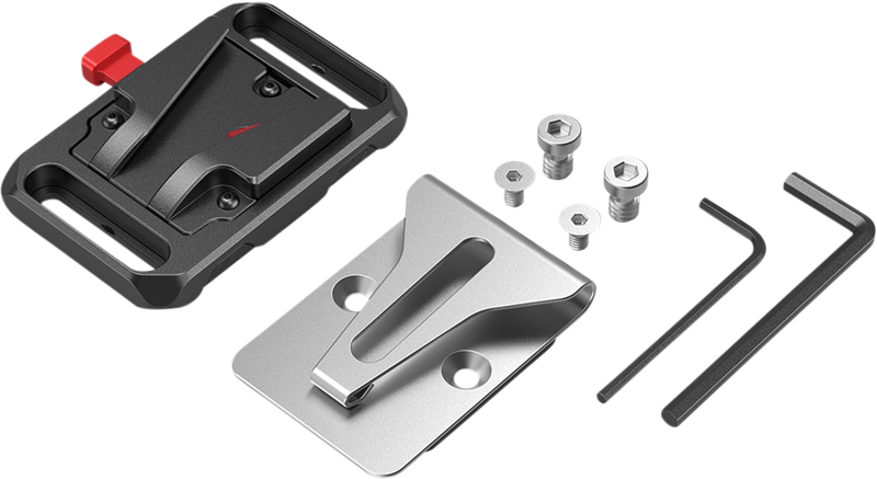 SMALLRIG 2990 Battery Plate V-Mount w Belt Clip