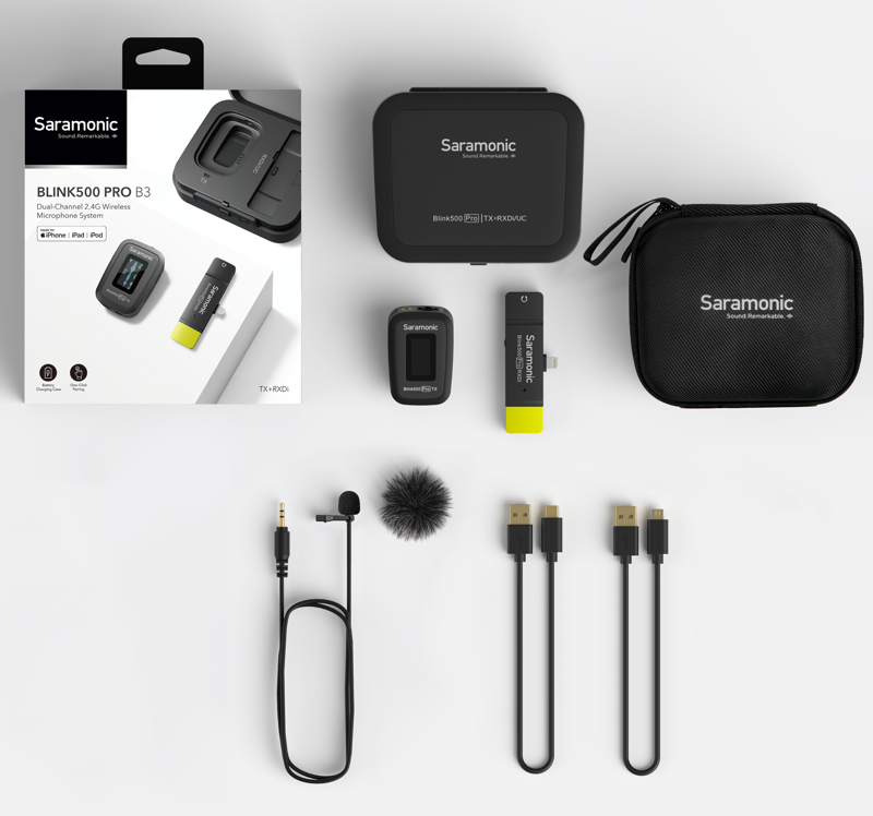 SARAMONIC Blink 500 Pro B3 2,4GHz wireless w/ Ligh