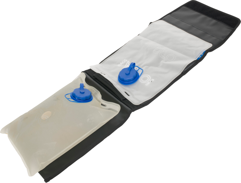 so it is easy to fill with sand or water bladders.