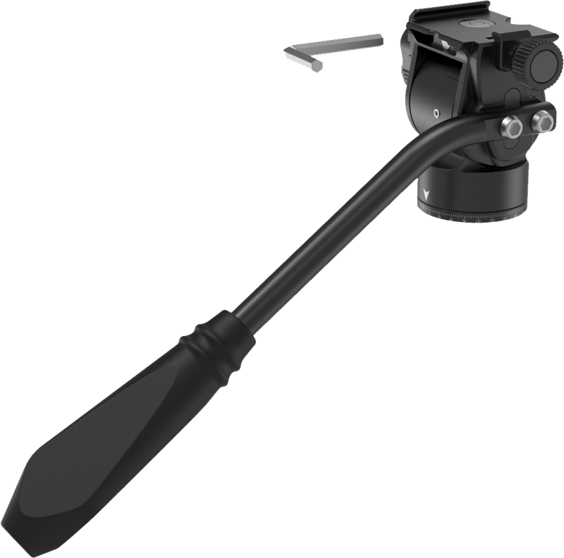 and with an Arca-type quick release plate for a quick switch between handheld shot and tripod shot.