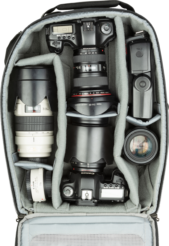 THINK TANK Essentials Convertible Rolling Backpack, Black