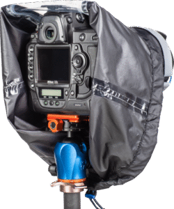 compact solution to protect your gear from a downpour or dusty conditions.