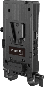 SMALLRIG 3203 Advanced V-Mount Battery Mount Plate with Dual 15mm Rod Clamp