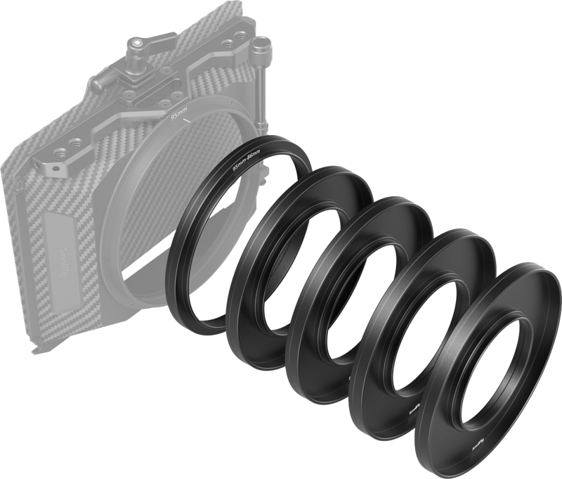 SMALLRIG 3383 Adapter Rings Kit (52, 55, 58, 62, 86mm) For Mini Matte Box