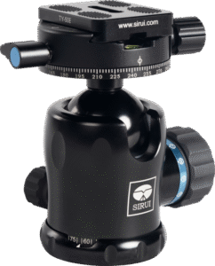 allowing the head to safely stay at any angle. It have a max payload of 25 kg.