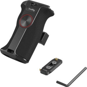 the handle is anti-slip and sweat-proof. It can be quickly mounted onto the side of the cage via a NATO clamp