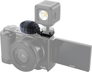 SMALLRIG 3526 Cold Shoe Adapter with windshield Kit For Sony ZV-E10 & ZV-1