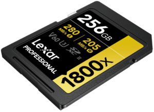 LEXAR SDXC Pro 1800x U3 UHS-II R280/W210 (V60) 256GB