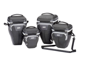 and related accessories with the carbon gray Outbound Camera Holster 50 from MindShift. The holster features a front zip pocket