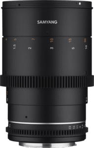 a versatile lens saves time and budget. The Samyang VDSLR MK2 series has fast apertures across all models in the series
