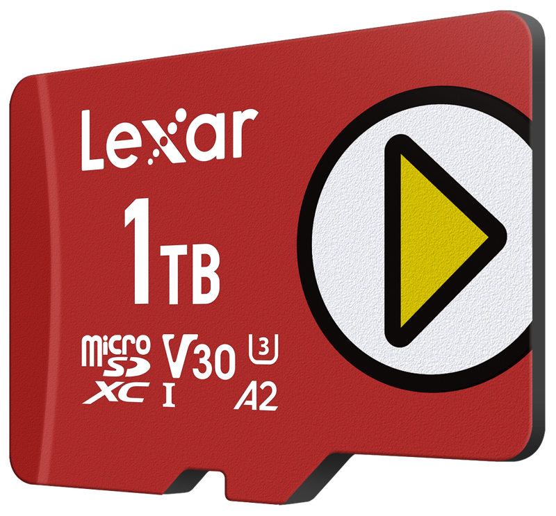 LEXAR microSDXC PLAY UHS-I/A2/U3 R205/W140 (V30) 1TB