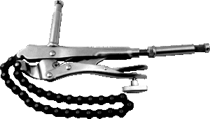 KUPO KCP-605 6" (15cm) Chain Clamp with Dual Baby 5/8" (16mm) Studs