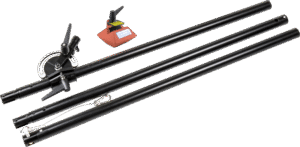 this heavy-duty boom arm can be fully extended to 2.8m