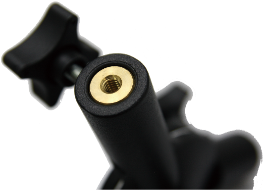 KUPO KS-015R Round Stud with 3/8" -16 Female and 1/4" -20 Female