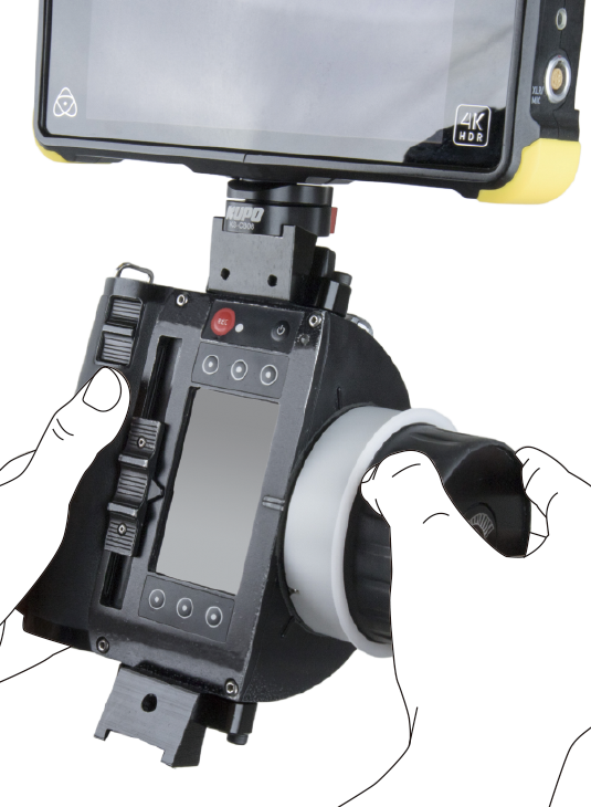 KUPO KS-704 Arri Monitor Bracket for WCU-4